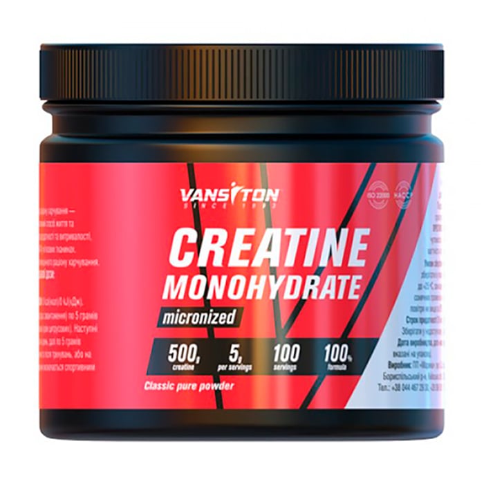 Креатин Vansiton Creatine Monohydrate у порошку, 500 г